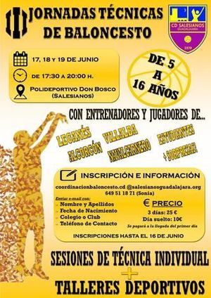 El CD Salesianos organiza en Guadalajara sus III Jornadas Técnicas de Baloncesto