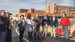 El segundo acceso al Hospital Universitario de Guadalajara se abre al tr&#225;fico este jueves