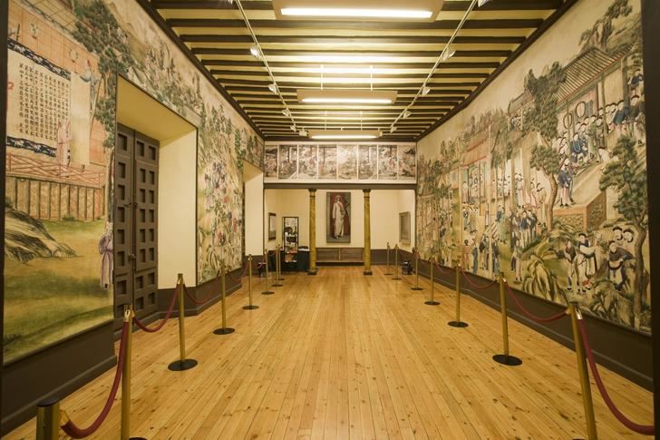 La China feudal, representada en el Salón Chino del Palacio de la Cotilla, detalle monumental este mes de las visitas turísticas a la ciudad de Guadalajara