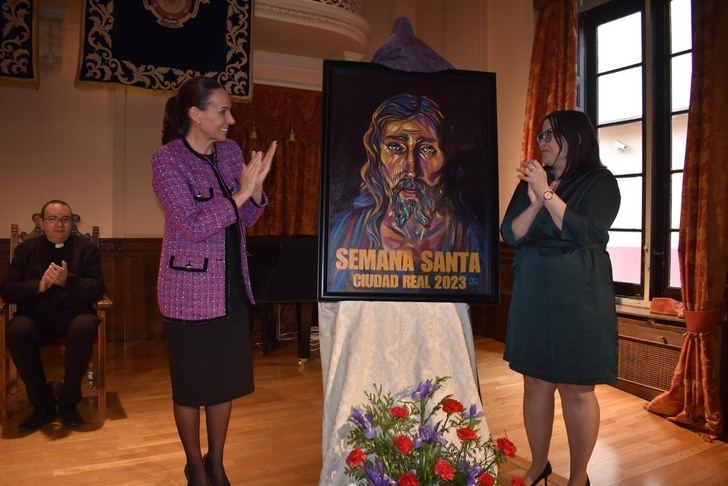 El Cristo de la Santa Cena, obra de Luis Fernando Ramírez, imagen del cartel oficial de la Semana Santa de Ciudad Real