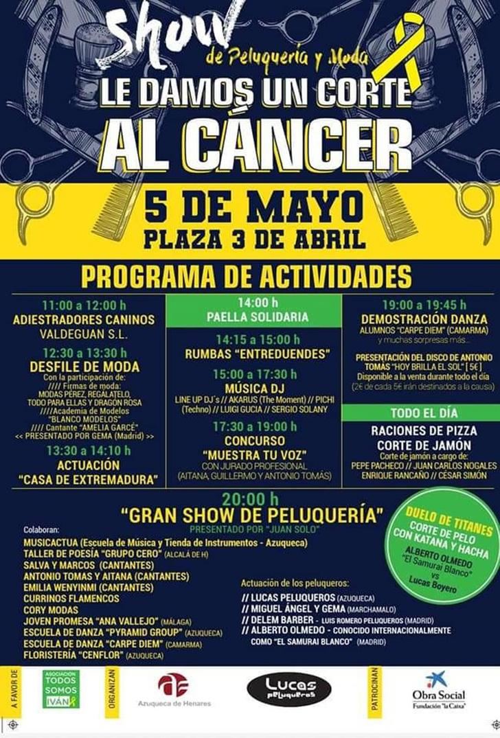 Este domingo, vuelve el 'Show de Peluquería y Moda' para dar "un corte al cáncer" en Azuqueca