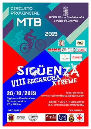 El domingo 20, VIII Escarcha Xtreme, penúltima prueba del Circuito MTB Diputación de Guadalajara