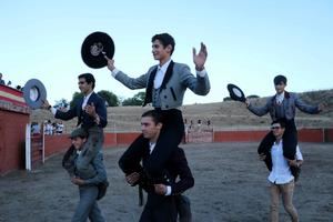 Siete orejas en la clase práctica tamajonera del certamen 'Guadalajara busca torero'