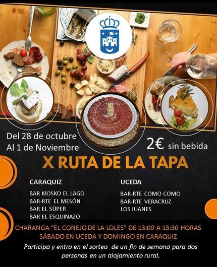 La Ruta de la Tapa vuelve a Uceda con una amplia oferta gastronómica en Uceda y Caraquiz 
