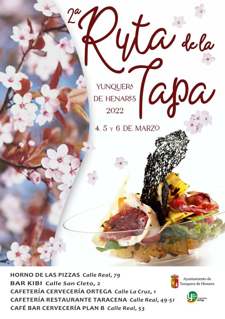 Yunquera de Henares se prepara para celebrar su II Ruta de la Tapa