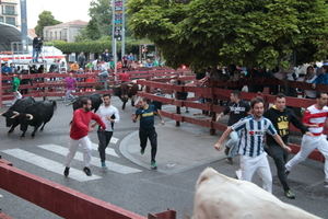 Ningún incidente en el Tercer Encierro de las Ferias de Guadalajara, 11 personas asistidas por quemaduras en los toros de fuegos