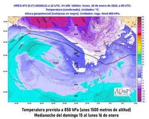 La AEMET avisa de la llegada de una masa de aire marítima polar: estas son las ciudades donde nevará