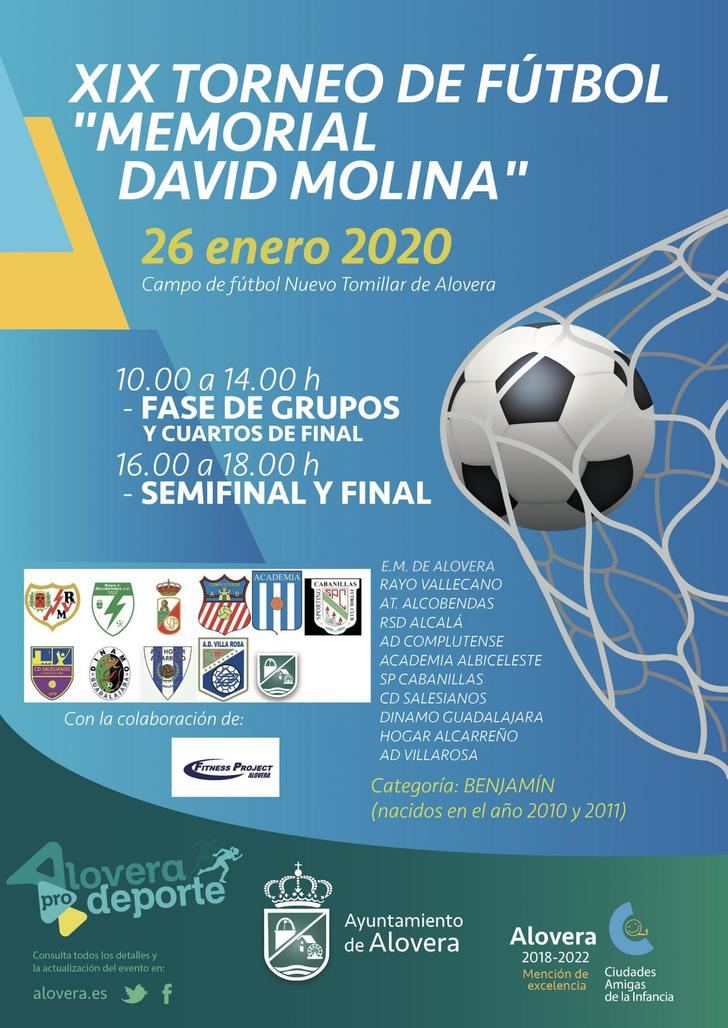 XIX Torneo de Fútbol "Memorial David Molina" en Alovera 
