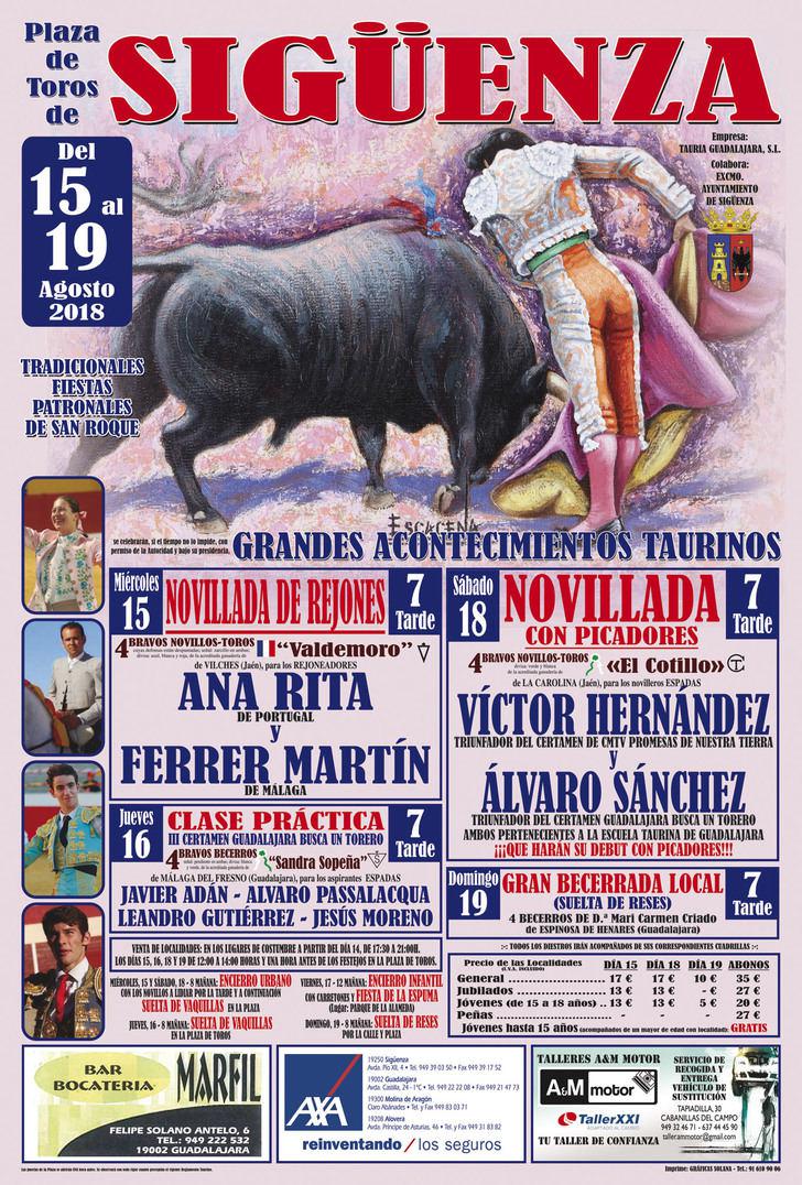 Alvaro Sánchez y Víctor Hernández debutarán con picadores en Las Cruces de Sigüenza