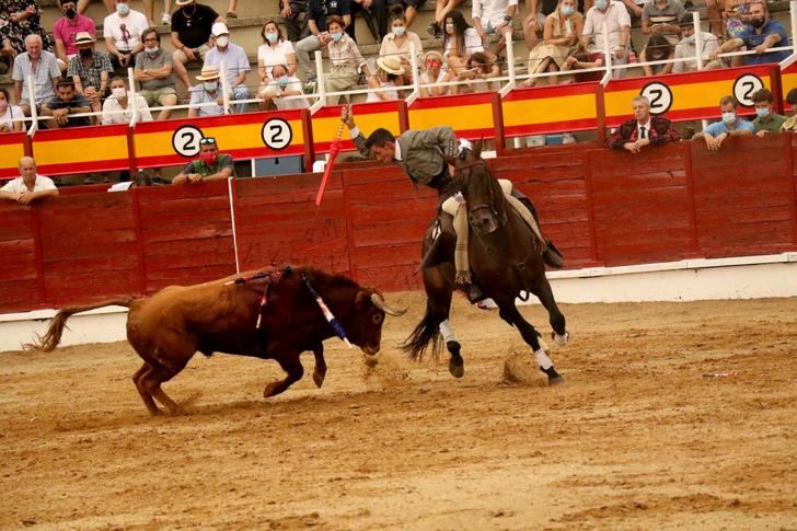 Víctor Hernández, gran triunfador de la novillada mixta picada de Sigüenza