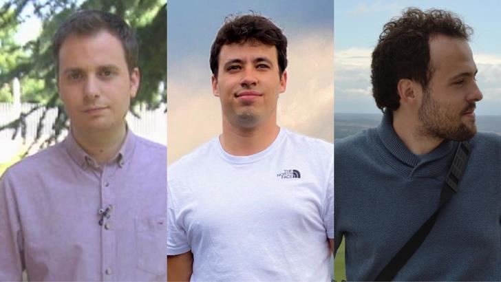 De izda a derecha: Jonathan Gómez Cantero, Ignacio López Armero y Roberto Granda Maestre