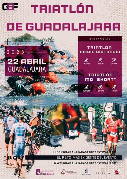 Vuelve el Triatlón de Guadalajara como prueba estrella del ‘Guadalajara Sport Festival’