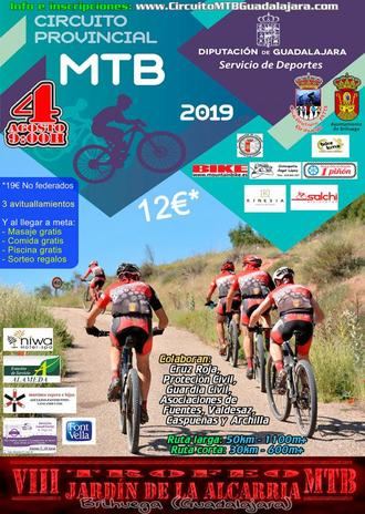 El domingo 4 se celebra en Brihuega el VIII Trofeo MTB Jardín de la Alcarria