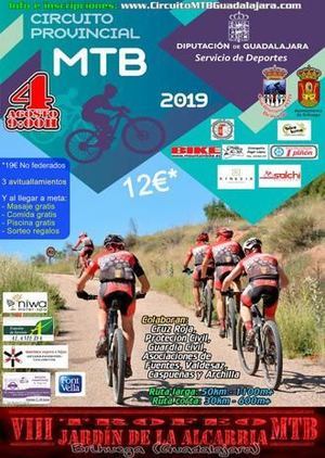 El domingo 4 se celebra en Brihuega el VIII Trofeo MTB Jardín de la Alcarria