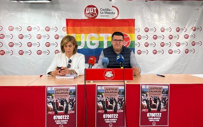 UGT y CCOO Albacete inician el 7 de octubre un calendario de movilizaciones para exigir a la patronal la subida de salarios