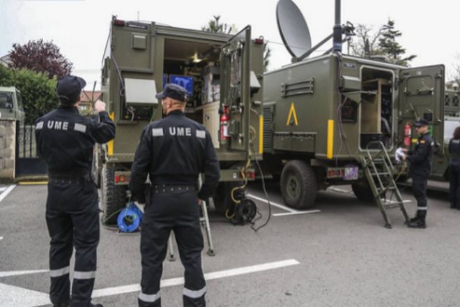 Efectivos de la UME trabajarán hoy en tareas de limpieza y desinfección en Residencias de Mayores de Azuqueca de Henares y Guadalajara