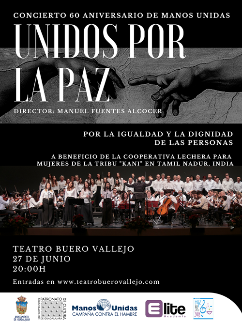 Concierto Unidos por la Paz en el 60 aniversario de Manos Unidas