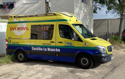 Hospitalizado un trabajador de 59 años en Alcázar tras sufrir una caída desde 7 metros de altura