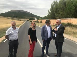 La Diputación de Guadalajara mejora el firme de la carretera que une Sigüenza con Alcuneza y Alboreca 