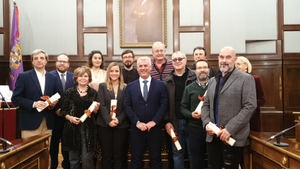 José Luis Vega hace entrega de los Premios Provincia de 2019 convocados por la Diputación de Guadalajara