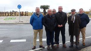 Inauguradas en Horche dos primeras glorietas construidas en la red de carreteras