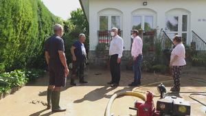 El presidente de la Diputación de Guadalajara supervisa actuaciones en los municipios afectados por las tormentas