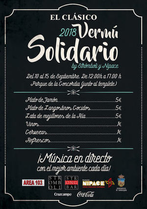 Fundación Nipace y Strómboli organizan el V Vermú Solidario de las Ferias de Guadalajara