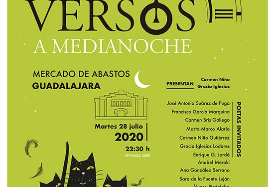Una nueva y renovada edición de Versos a medianoche llega este martes al Mercado de Abastos de Guadalajara