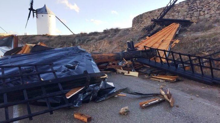 Aviso amarillo en Castilla-La Mancha por calor y tormentas con viento fuerte y granizo