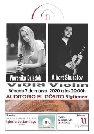 Primer concierto de la temporada de la Asociación de Amigos de la Iglesia de Santiago de Sigüenza