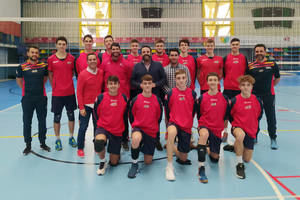Azuqueca ha acogido a la selecci&#243;n sub 18 masculina de Voleibol en su preparaci&#243;n para el Preeuropeo de Serbia