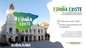 VOX Guadalajara convoca una manifestación para el 12 de enero frente al Ayuntamiento tras la 