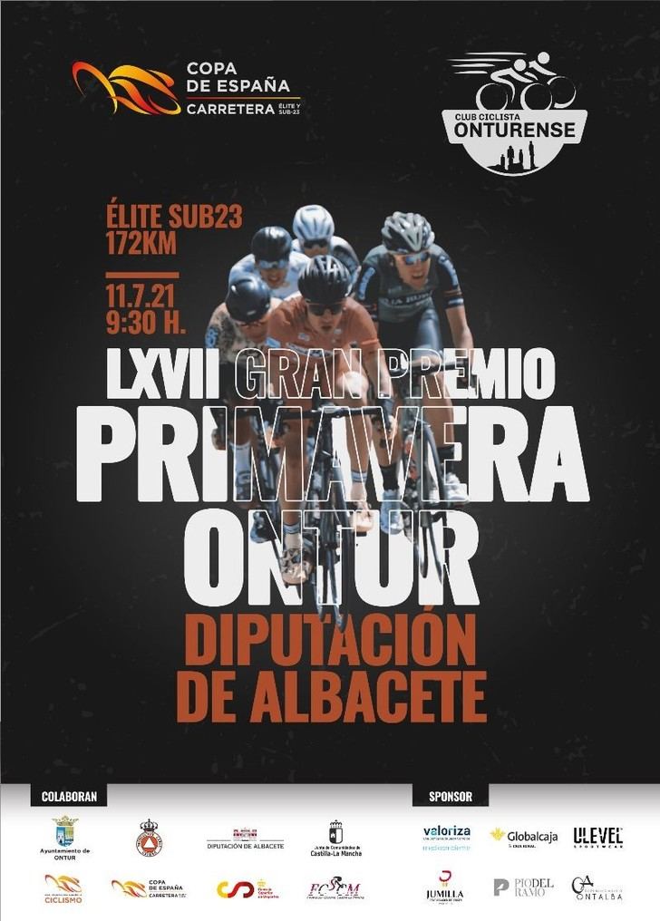 La Copa de España llega a Ontur en la 67 edición del histórico Gran Premio Ciclista Primavera