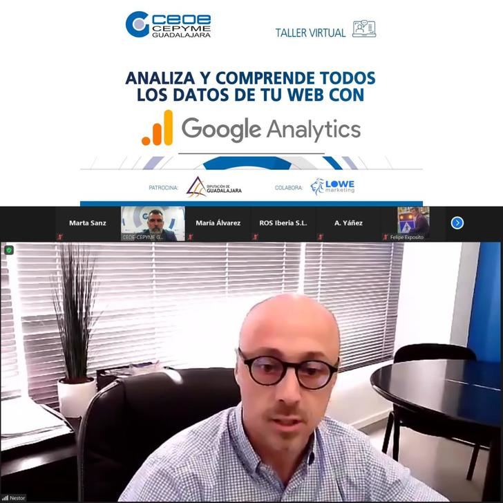 CEOE-CEPYME Guadalajara organizó esta webinar junto con el patrocinio de la Diputación provincial y la colaboración del Lowe Marketing