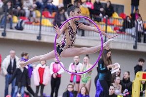 El III Trofeo Nacional de Gimnasia Rítmica de Yebes-Valdeluz atrajo a 150 gimnastas de tres federaciones territoriales