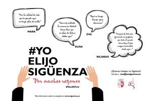 AES y Ayuntamiento colaboran para mostrar la calidad de vida en Sigüenza : 'Yo elijo Sigüenza'
