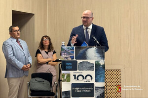 Yunquera recibe el reconocimiento de la Comunidad de Regantes del Henares en su centenario