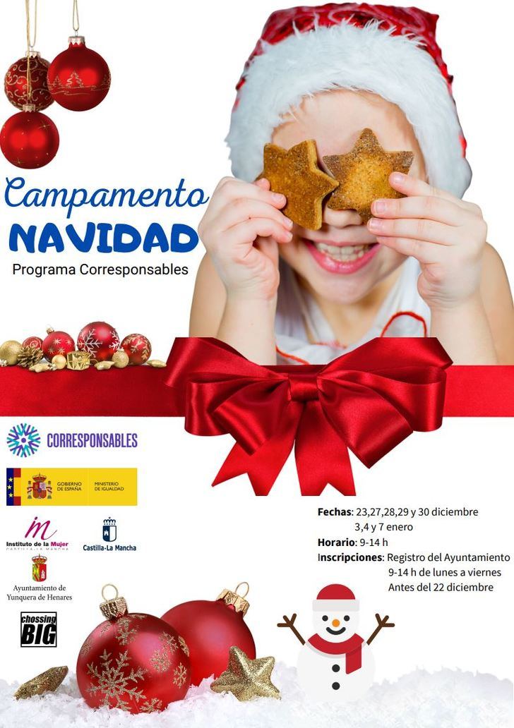 Abierta la inscripción para participar en el Campamento Navideño de Yunquera de Henares