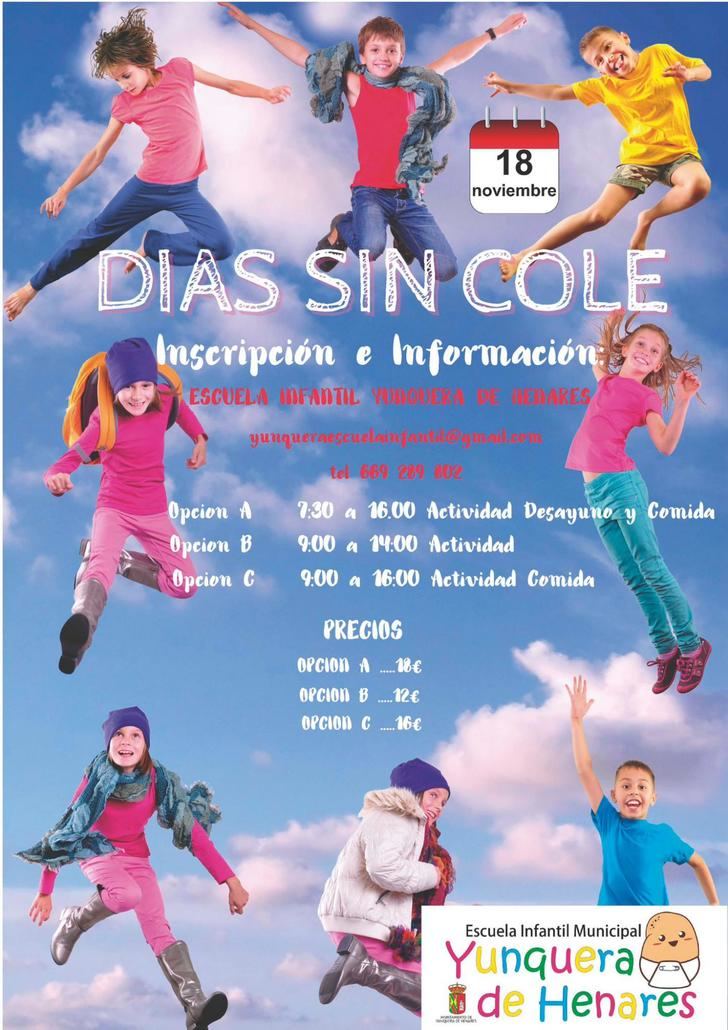 La Escuela Infantil Municipal de Yunquera de Henares pone en marcha su programa Días sin cole