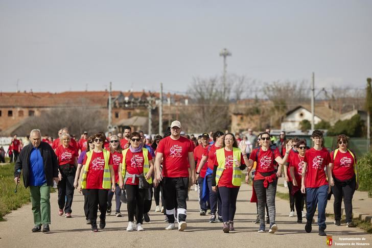 Más de 1.300 personas participan en la XI Marcha de la Mujer de Yunquera de Henares