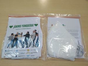 El Ayuntamiento de Yunquera de Henares reparte cerca de 5.000 mascarillas protectoras entre sus vecinos