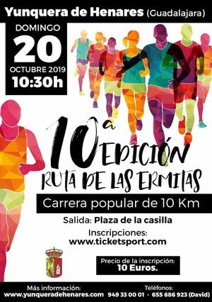 El próximo domingo 20 de octubre, X Ruta de las Ermitas en Yunquera de Henares
