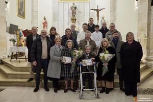 Yunquera de Henares celebró el Santo Ángel de la Guarda homenajeando a Eusebia Hurtado y Victoria Nuevo