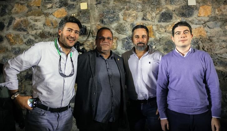 Abascal acusa a Page de ser disidencia calculada en presencia de los diputados de VOX Guadalajara