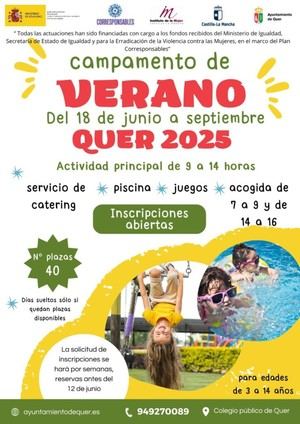 Inscripciones abiertas para el Campamento Urbano de Verano 2025 en Quer