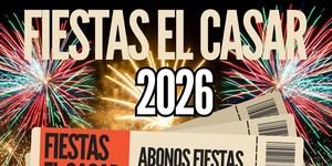 Ya están a la venta los abonos para las Fiestas Patronales de El Casar 2026