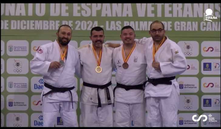 El yunquerano Adrián Albarrán se alza con la medalla de broce en el Campeonato de España de Judo de Veteranos