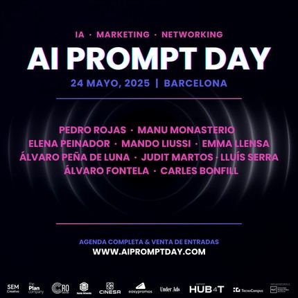 AI Prompt Day Barcelona casi agotó entradas y se consolida como evento clave en IA y marketing