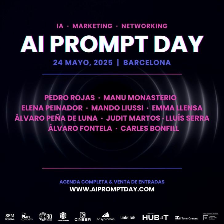 AI Prompt Day Barcelona casi agotó entradas y se consolida como evento clave en IA y marketing