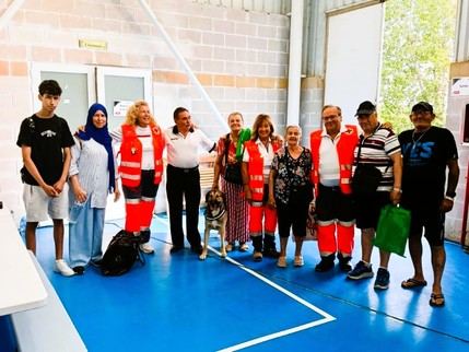 Cruz Roja Guadalajara acogió a 322 personas en sus tres albergues de Humanes y Molina por los incendios